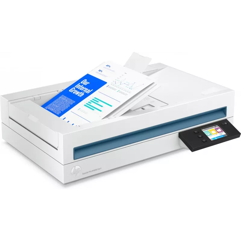 HP Scanjet Pro N4600 fnw1 flatbed- & ADF-scanner 1200 x 1200 DPI A5 wit