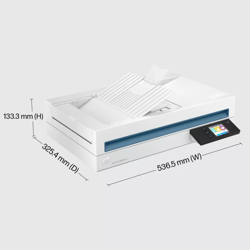 HP Scanjet Pro N4600 fnw1 flatbed- & ADF-scanner 1200 x 1200 DPI A5 wit