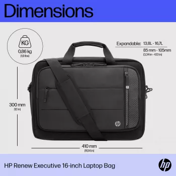 HP Renew Executive 16-inch laptoptas, messenger-tas