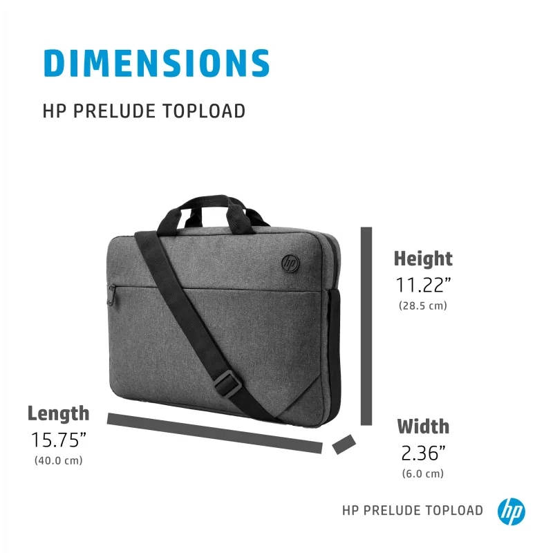 HP Prelude 15.6-inch toploader, toploader-tas, 39,6 cm (15,6 inch), 300 g