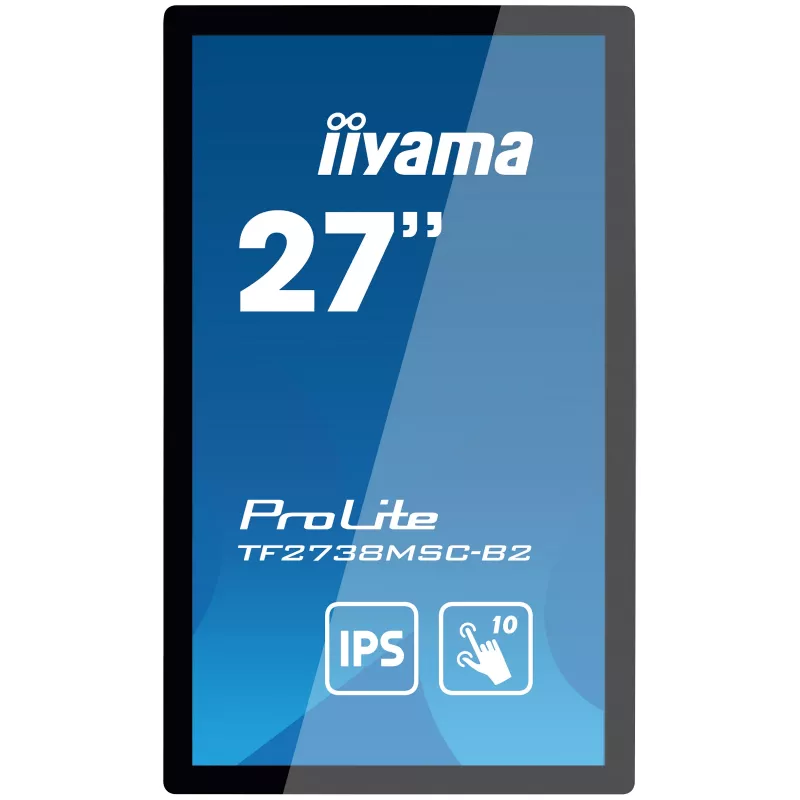 iiyama ProLite TF2738MSC-B2 computermonitor 68,6 cm (27 inch) 1920 x 1080 pixels Full HD LED touchscreen multi-user zwart