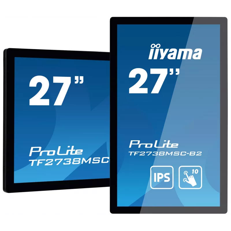 iiyama ProLite TF2738MSC-B2 computermonitor 68,6 cm (27 inch) 1920 x 1080 pixels Full HD LED touchscreen multi-user zwart
