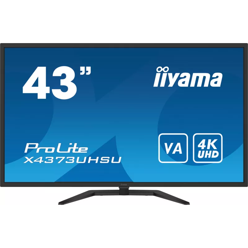 iiyama ProLite X4373UHSU-B1 computermonitor 108 cm (42,5 inch) 3840 x 2160 pixels 4K Ultra HD zwart