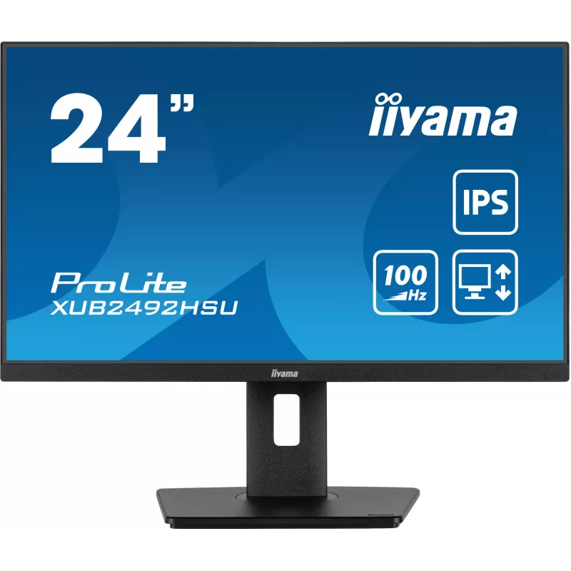 iiyama XUB2492HSU-B6 computermonitor 60,5 cm (23,8 inch) 1920 x 1080 pixels Full HD LED zwart