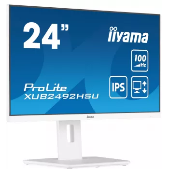 iiyama XUB2492HSU-W6 computermonitor 60,5 cm (23,8 inch) 1920 x 1080 pixels Full HD LED wit