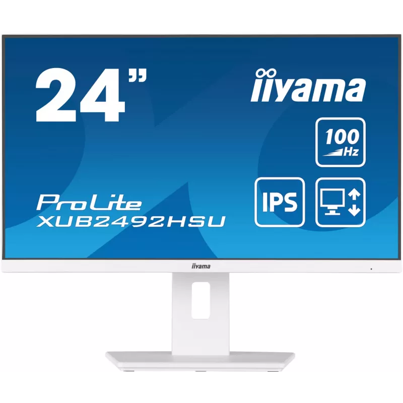 iiyama XUB2492HSU-W6 computermonitor 60,5 cm (23,8 inch) 1920 x 1080 pixels Full HD LED wit