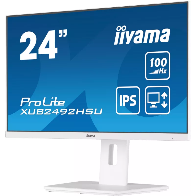 iiyama XUB2492HSU-W6 computermonitor 60,5 cm (23,8 inch) 1920 x 1080 pixels Full HD LED wit