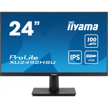 iiyama ProLite XU2492HSU-B6 computermonitor 60,5 cm (23,8 inch) 1920 x 1080 pixels Full HD LED zwart