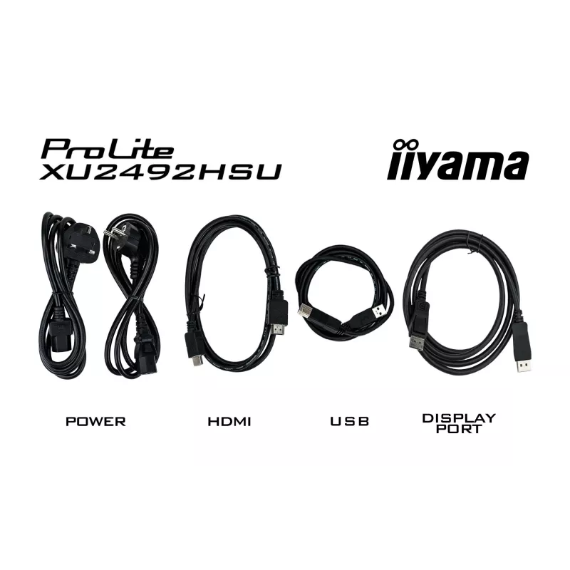 iiyama ProLite XU2492HSU-B6 computermonitor 60,5 cm (23,8 inch) 1920 x 1080 pixels Full HD LED zwart
