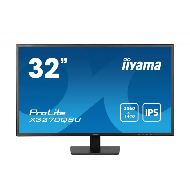 iiyama ProLite X3270QSU-B1 computermonitor 80 cm (31,5 inch) 2560 x 1440 pixels Wide Quad HD LED zwart