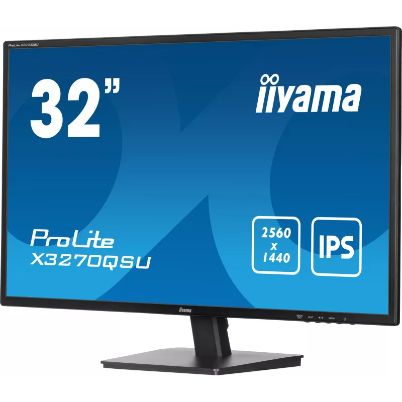 iiyama ProLite X3270QSU-B1 computermonitor 80 cm (31,5 inch) 2560 x 1440 pixels Wide Quad HD LED zwart
