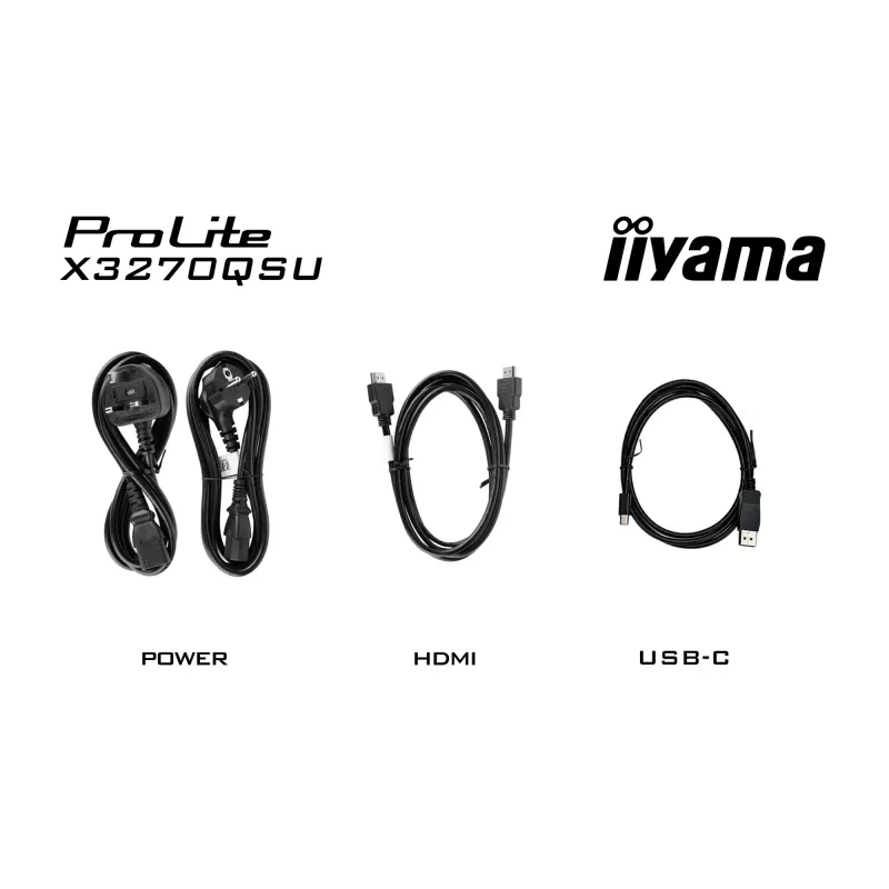 iiyama ProLite X3270QSU-B1 computermonitor 80 cm (31,5 inch) 2560 x 1440 pixels Wide Quad HD LED zwart
