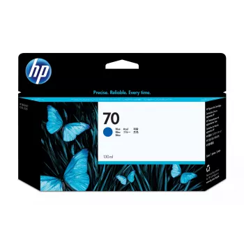 Cartridge HP 70 blauw C9458A 130ml