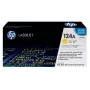 HP 124A geel originele LaserJet-tonercartridge, 2000 pagina's, geel, 1 stk.