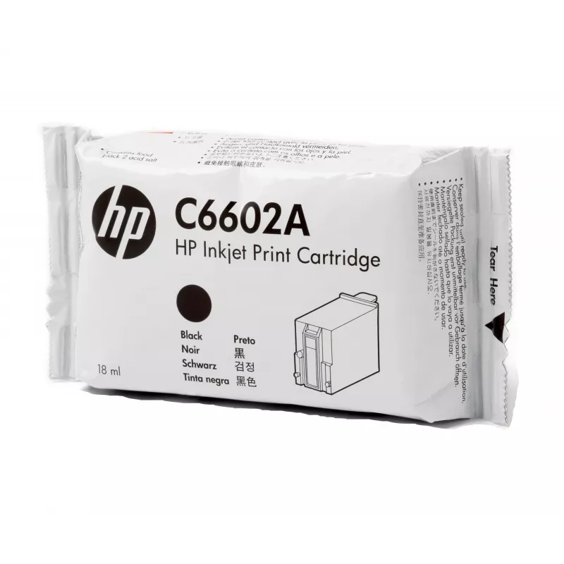 HP TIJ 1.0b 1 C6602A zwarte cartridge