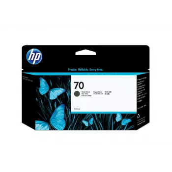 HP 70 130 ml mat zwart DesignJet-inktcartridge