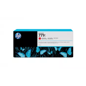 HP 771C 775 ml chromaatrood DesignJet-inktcartridge, HP DesignJet Z6200 Photo Printer-serie, thermische inkjetprint, Singapore, 324 mm, 120 mm, 64 mm