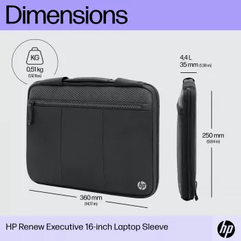 HP Renew Executive laptop-sleeve 14 inch, 35,8 cm, effen