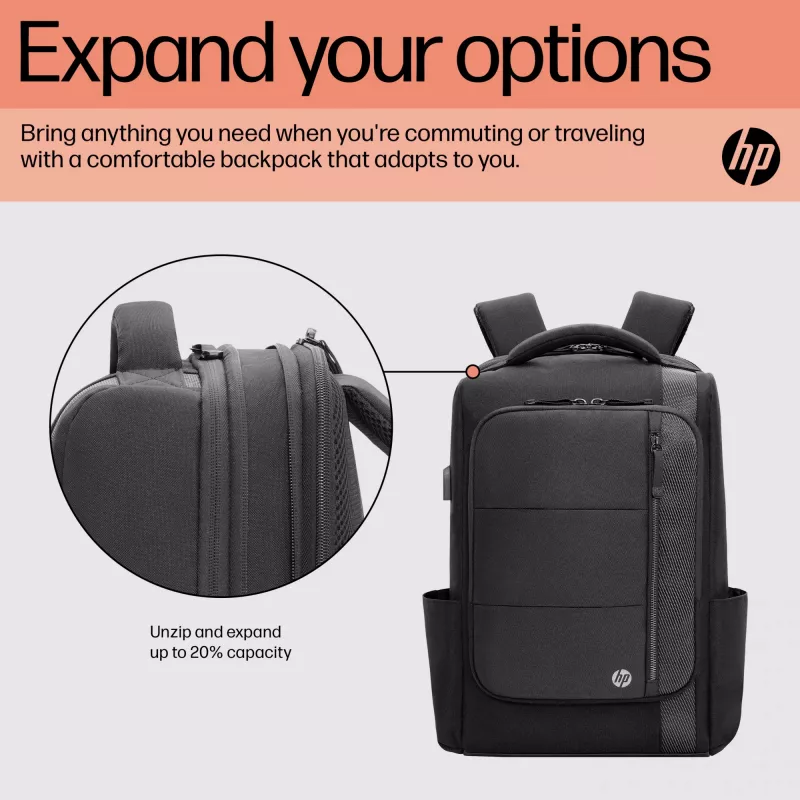 HP Renew Executive 16 inch laptoprugzak, rugzak, 40,9 cm (16,1 inch), 890 g