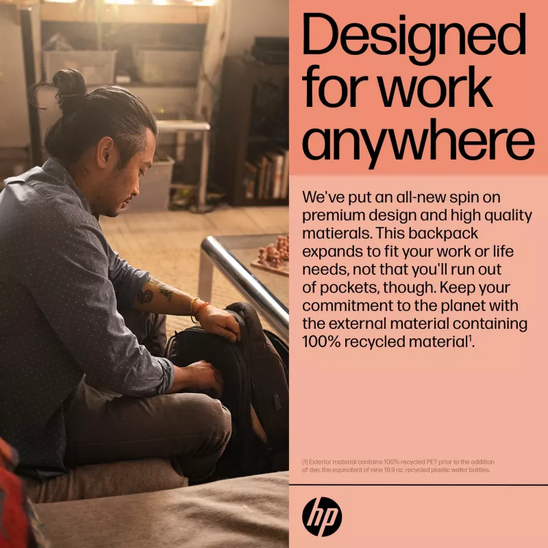 HP Renew Executive 16 inch laptoprugzak, rugzak, 40,9 cm (16,1 inch), 890 g
