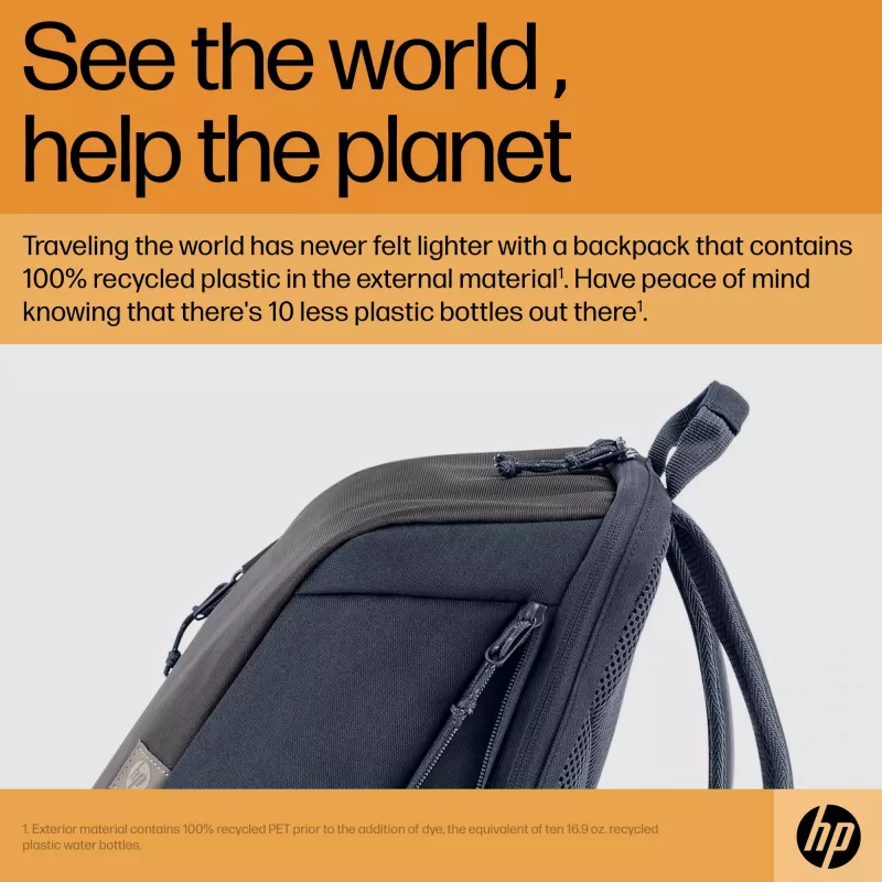 HP Travel 18 liter 15.6 Iron grijs laptoprugzak