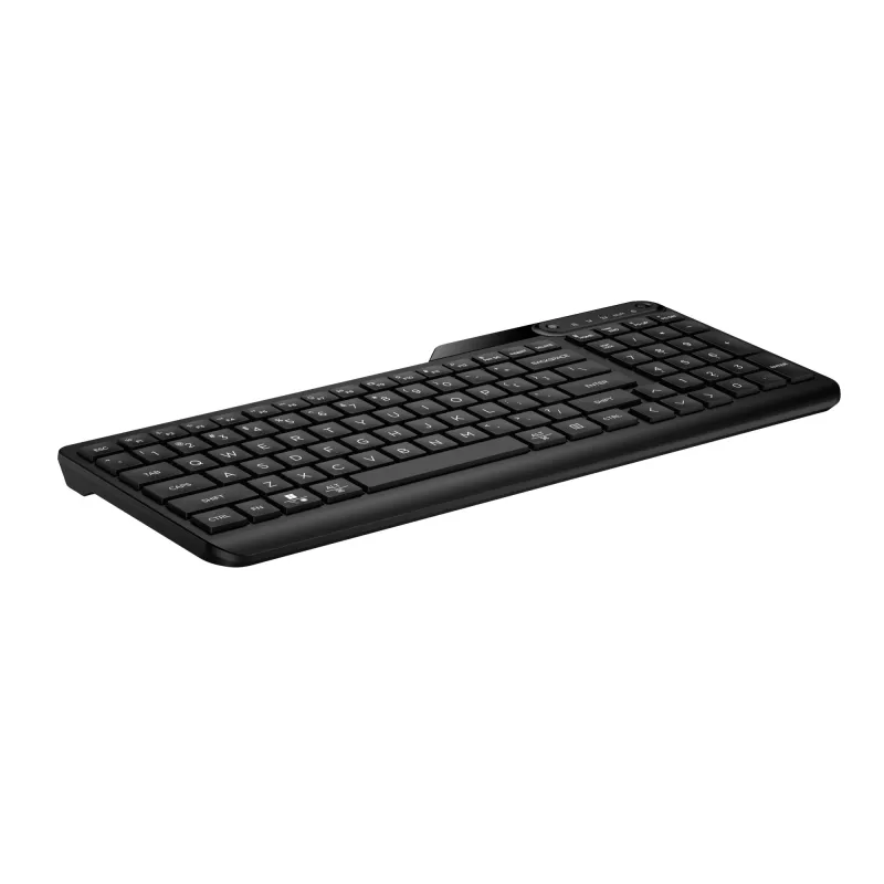 HP 475 dual-mode draadloos toetsenbord, full-size (100%), draadloos, RF draadloos + Bluetooth, membraan, zwart