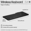 HP 475 dual-mode draadloos toetsenbord, full-size (100%), draadloos, RF draadloos + Bluetooth, membraan, zwart