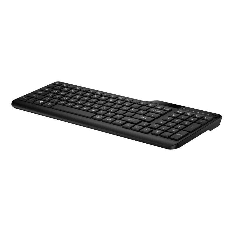 HP 475 dual-mode draadloos toetsenbord, full-size (100%), draadloos, RF draadloos + Bluetooth, membraan, zwart