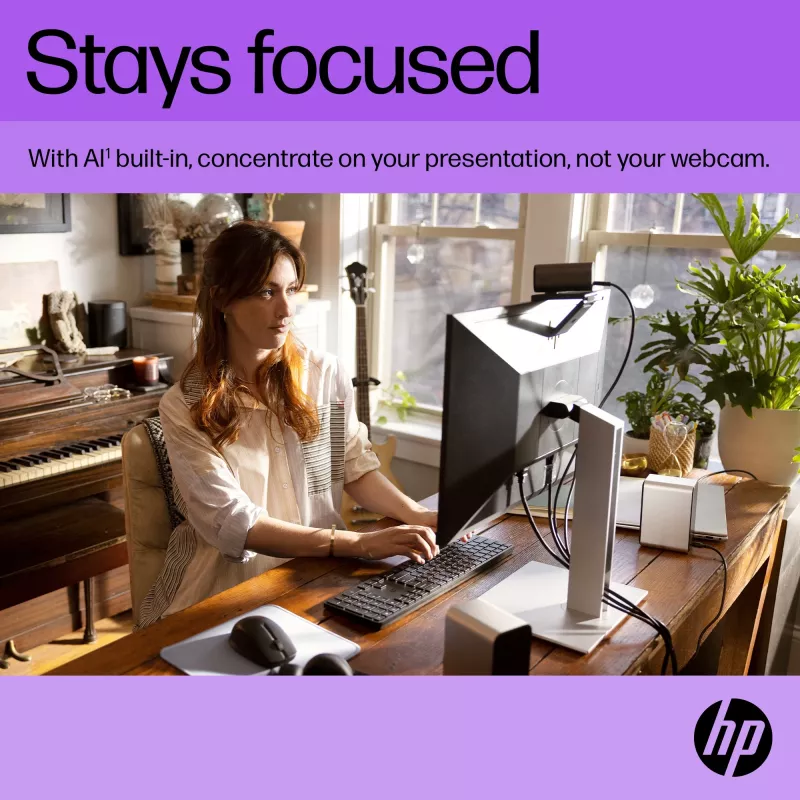 HP 325 FHD-webcam, zakelijk, Windows 10, Windows 11, MacOS, 72 mm, 53,6 mm, 53,2 mm