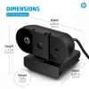 HP 325 FHD-webcam, zakelijk, Windows 10, Windows 11, MacOS, 72 mm, 53,6 mm, 53,2 mm
