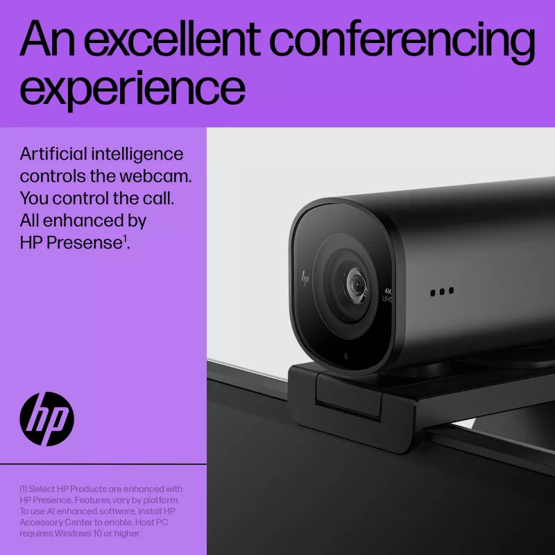 HP 325 FHD-webcam, zakelijk, Windows 10, Windows 11, MacOS, 72 mm, 53,6 mm, 53,2 mm
