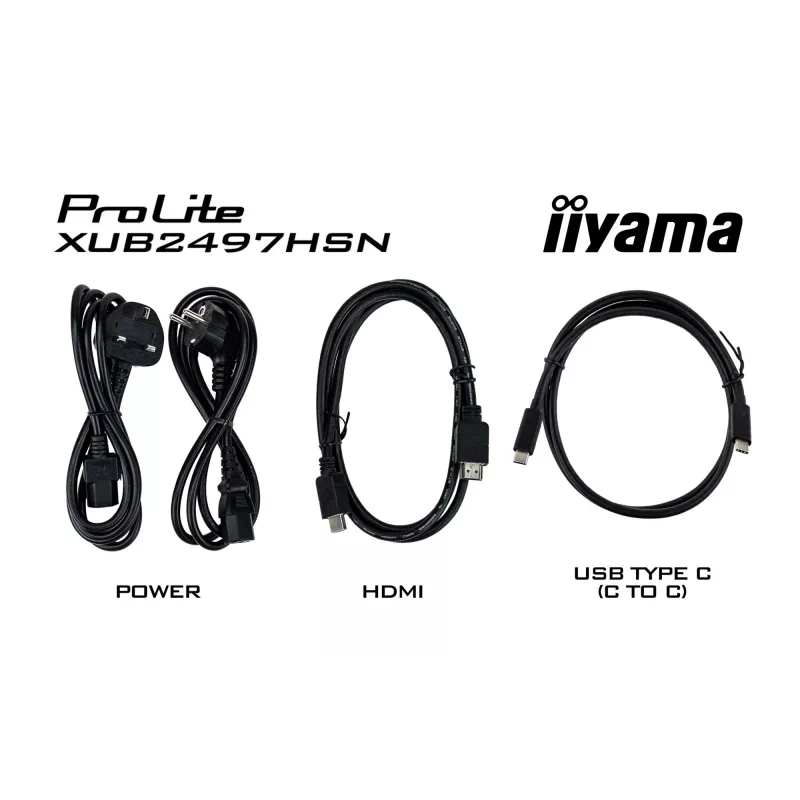 iiyama ProLite XUB2497HSN-W1 computermonitor 60,5 cm (23,8 inch) 1920 x 1080 pixel Full HD LED wit