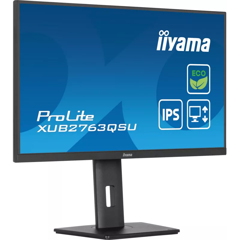 iiyama ProLite XUB2763QSU-B1 computermonitor 68,6 cm (27 inch) 2560 x 1440 pixel Quad HD LED zwart