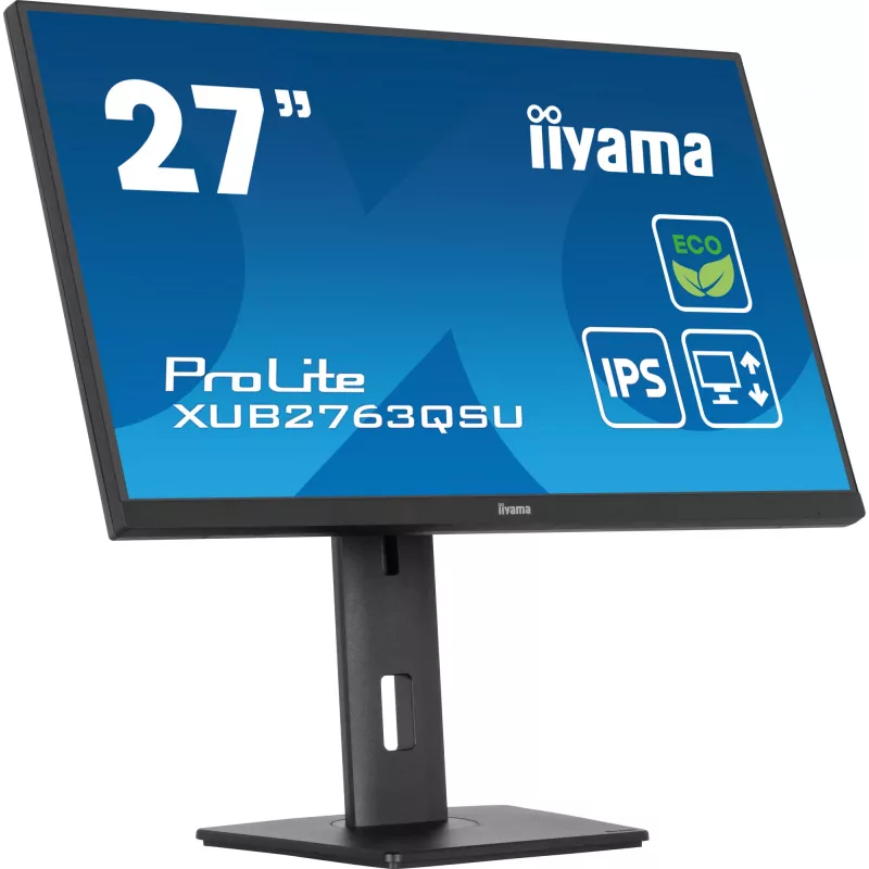 iiyama ProLite XUB2763QSU-B1 computermonitor 68,6 cm (27 inch) 2560 x 1440 pixel Quad HD LED zwart