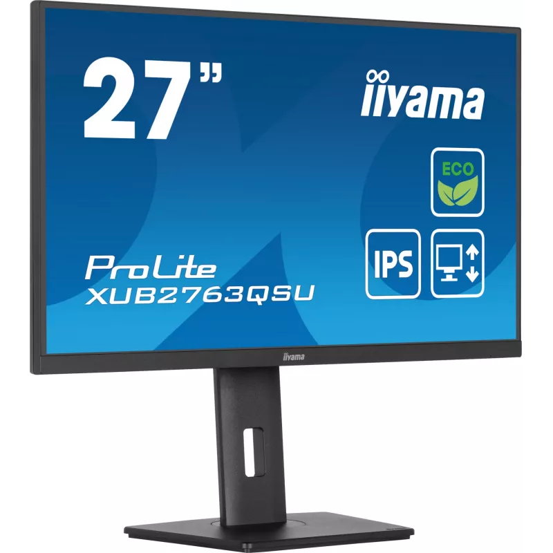 iiyama ProLite XUB2763QSU-B1 computermonitor 68,6 cm (27 inch) 2560 x 1440 pixel Quad HD LED zwart