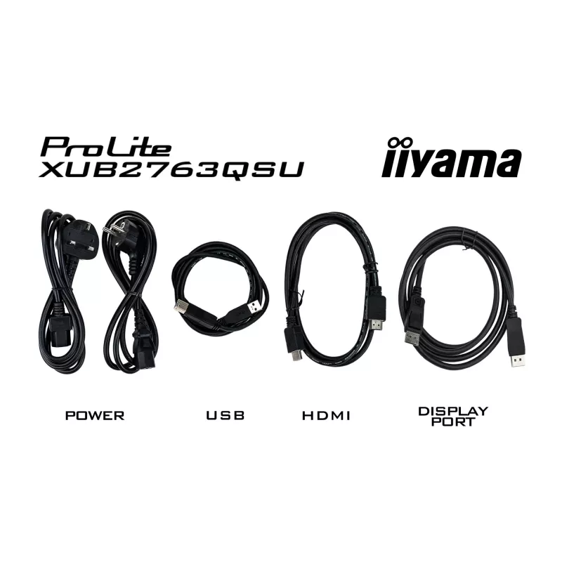 iiyama ProLite XUB2763QSU-B1 computermonitor 68,6 cm (27 inch) 2560 x 1440 pixel Quad HD LED zwart