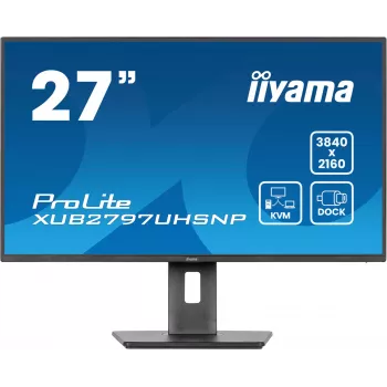iiyama ProLite XUB2797UHSNP-B1 computermonitor 68,6 cm (27 inch) 3840 x 2160 pixel 4K Ultra HD LED zwart
