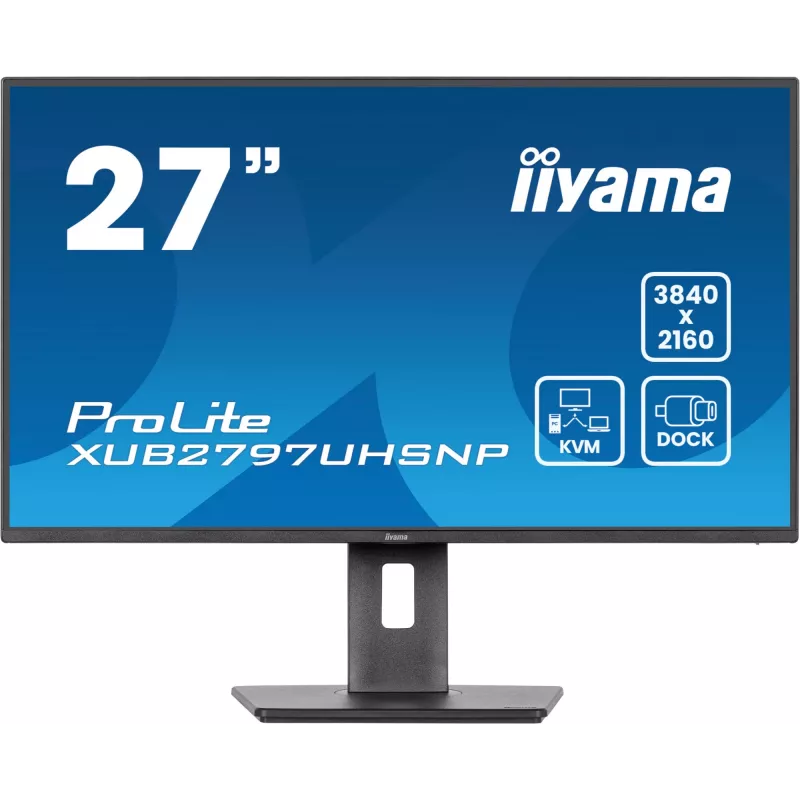 iiyama ProLite XUB2797UHSNP-B1 computermonitor 68,6 cm (27 inch) 3840 x 2160 pixel 4K Ultra HD LED zwart