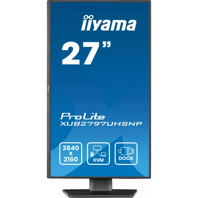 iiyama ProLite XUB2797UHSNP-B1 computermonitor 68,6 cm (27 inch) 3840 x 2160 pixel 4K Ultra HD LED zwart