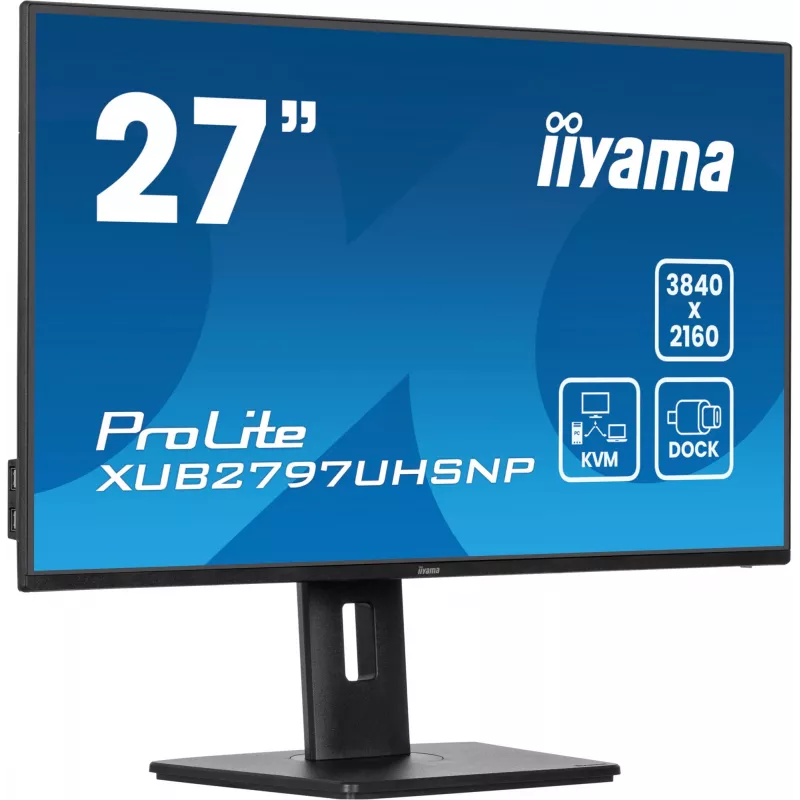 iiyama ProLite XUB2797UHSNP-B1 computermonitor 68,6 cm (27 inch) 3840 x 2160 pixel 4K Ultra HD LED zwart