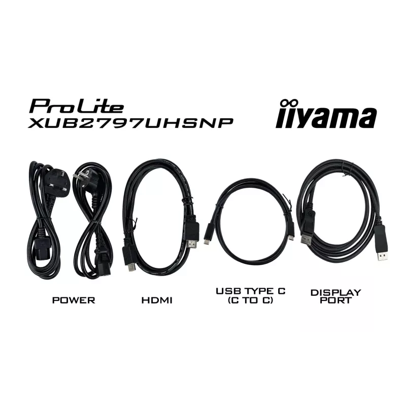 iiyama ProLite XUB2797UHSNP-B1 computermonitor 68,6 cm (27 inch) 3840 x 2160 pixel 4K Ultra HD LED zwart