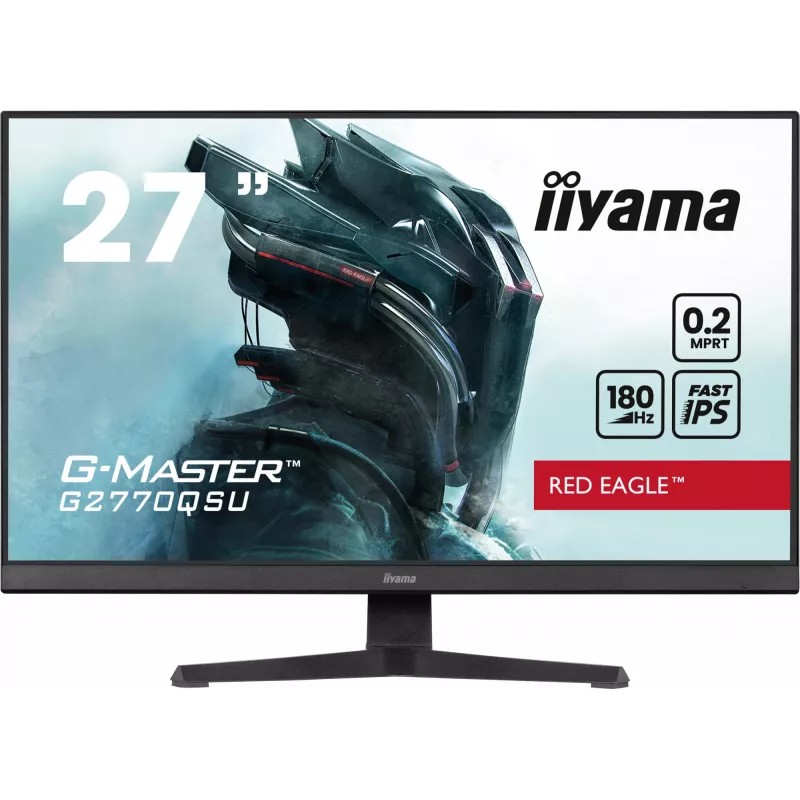 iiyama G-MASTER G2770QSU-B6 computermonitor 68,6 cm (27 inch) 2560 x 1440 pixel Wide Quad HD LED zwart