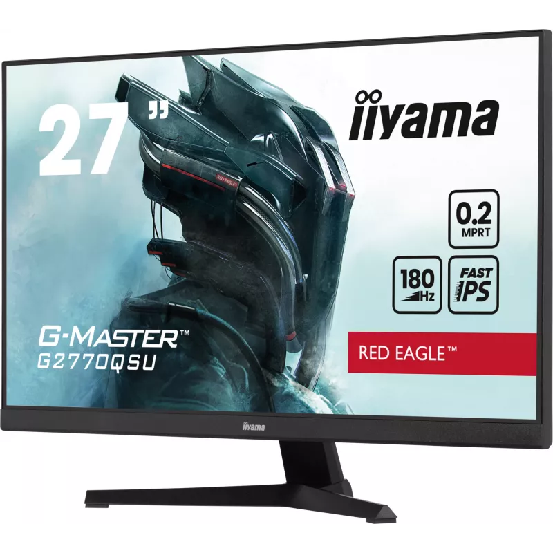 iiyama G-MASTER G2770QSU-B6 computermonitor 68,6 cm (27 inch) 2560 x 1440 pixel Wide Quad HD LED zwart