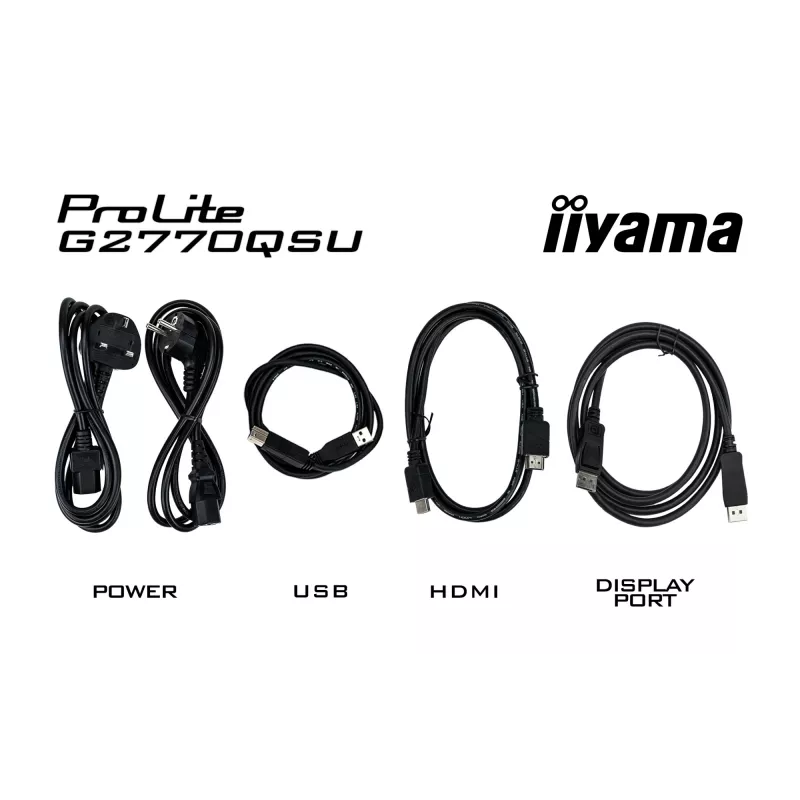 iiyama G-MASTER G2770QSU-B6 computermonitor 68,6 cm (27 inch) 2560 x 1440 pixel Wide Quad HD LED zwart