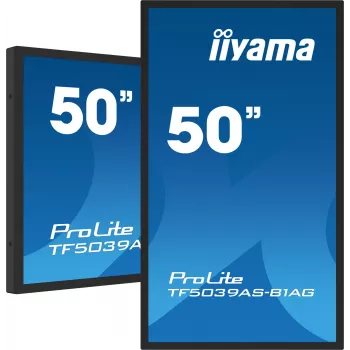 iiyama TF5039AS-B1AG computermonitor 125,7 cm (49,5 inch) 3840 x 2160 pixel 4K Ultra HD LED touchscreen zwart