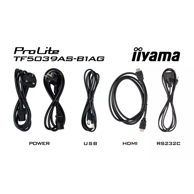 iiyama TF5039AS-B1AG computermonitor 125,7 cm (49,5 inch) 3840 x 2160 pixel 4K Ultra HD LED touchscreen zwart