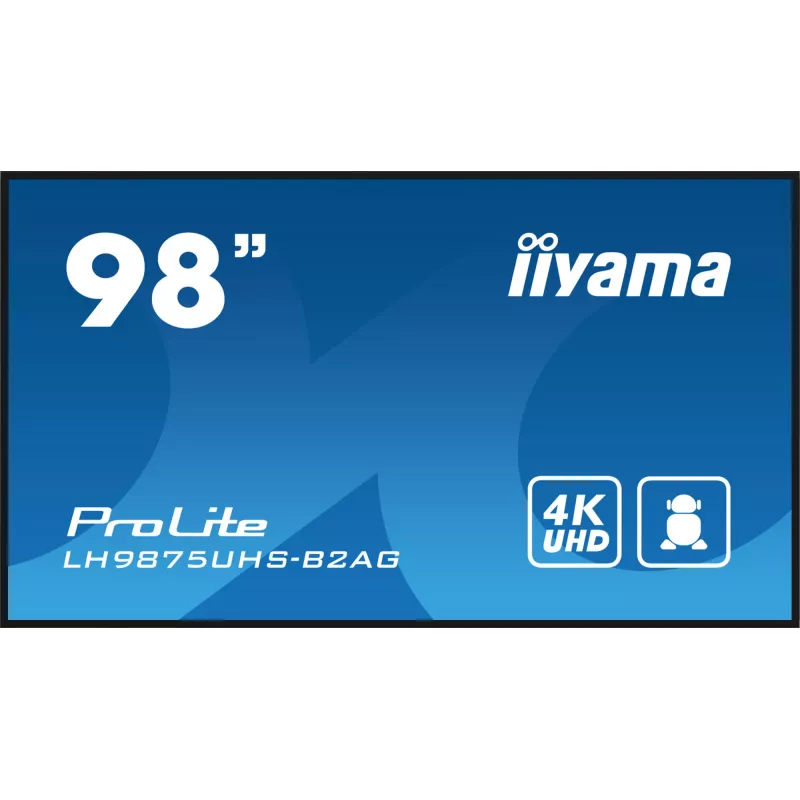 Digital-signage flatscreen iiyama LH9875UHS-B2AG 97,5 inch LED 4K Ultra HD 3840 x 2160