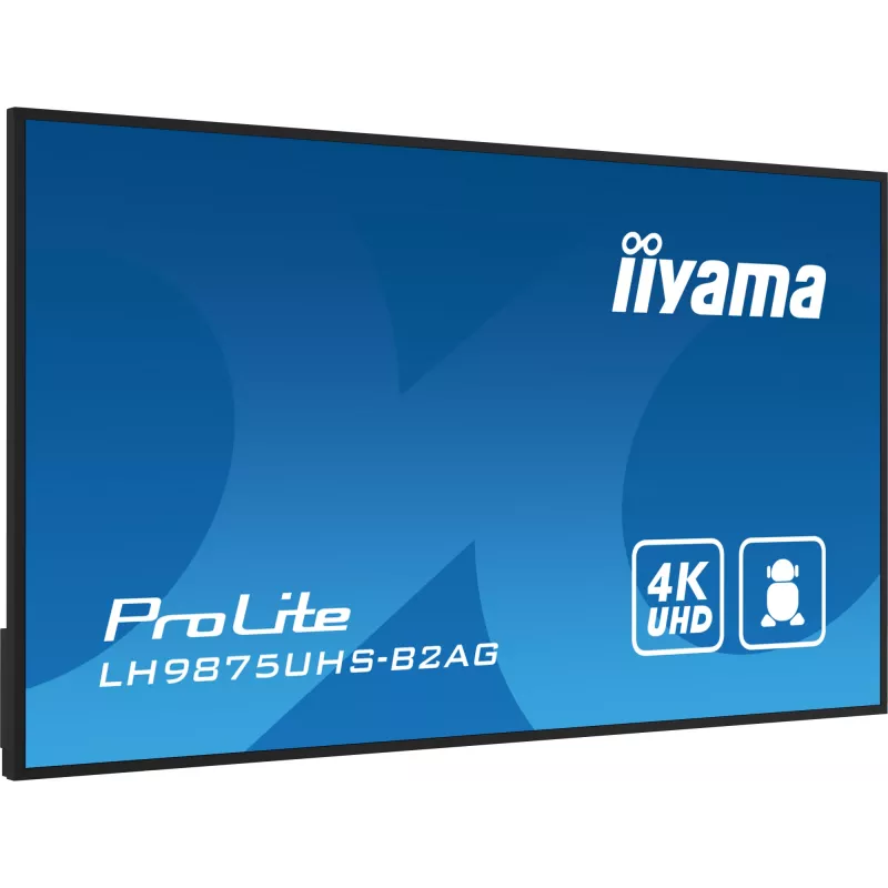 Digital-signage flatscreen iiyama LH9875UHS-B2AG 97,5 inch LED 4K Ultra HD 3840 x 2160