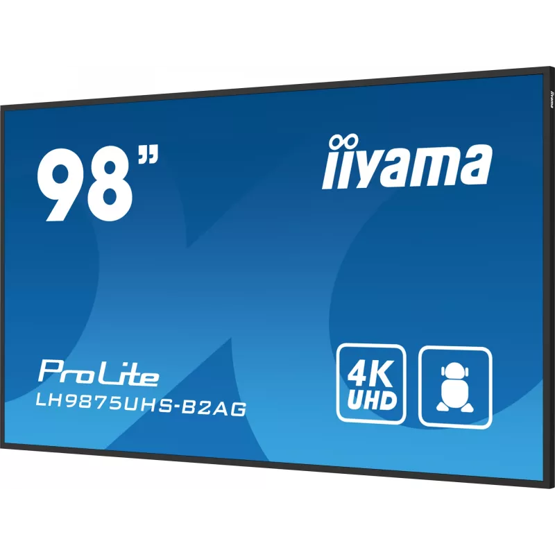 Digital-signage flatscreen iiyama LH9875UHS-B2AG 97,5 inch LED 4K Ultra HD 3840 x 2160