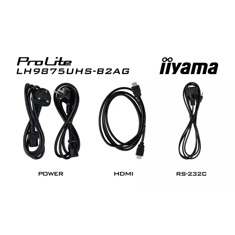 Digital-signage flatscreen iiyama LH9875UHS-B2AG 97,5 inch LED 4K Ultra HD 3840 x 2160